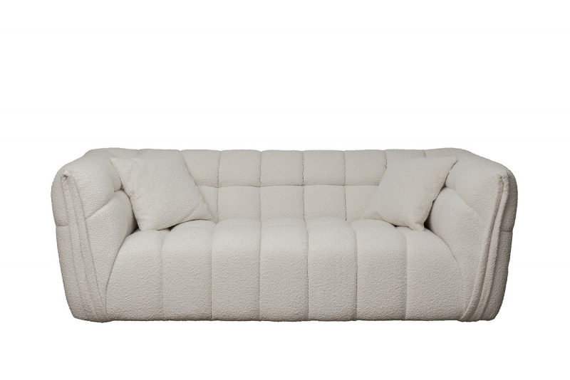 Диван двухместный Прато(GD/Prato) букле экрю Orso-ECRU 204*106**75см