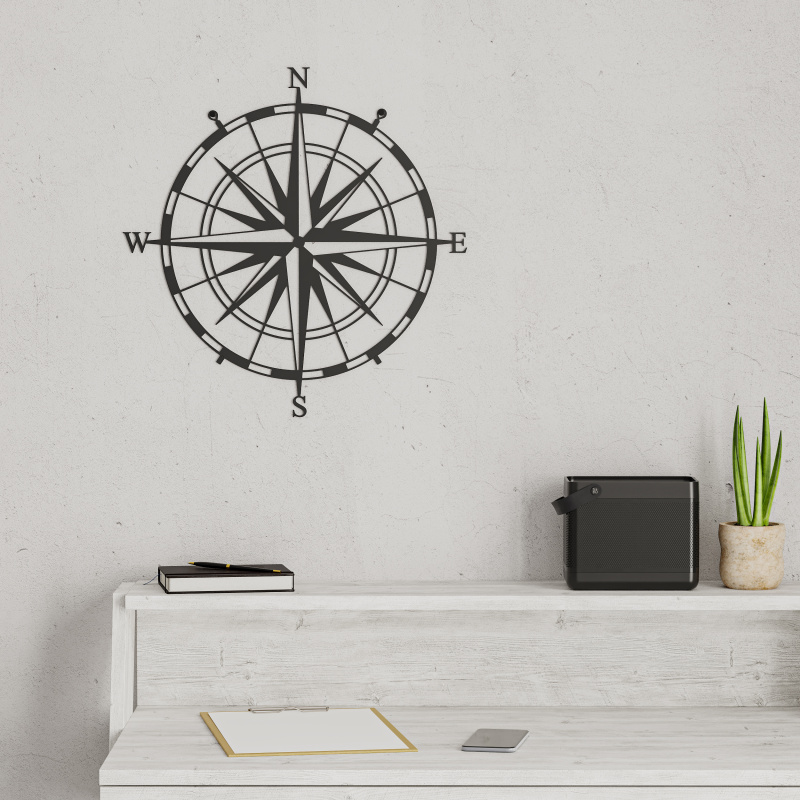 Панно WALL ART NO:23 COMPASS BLACK