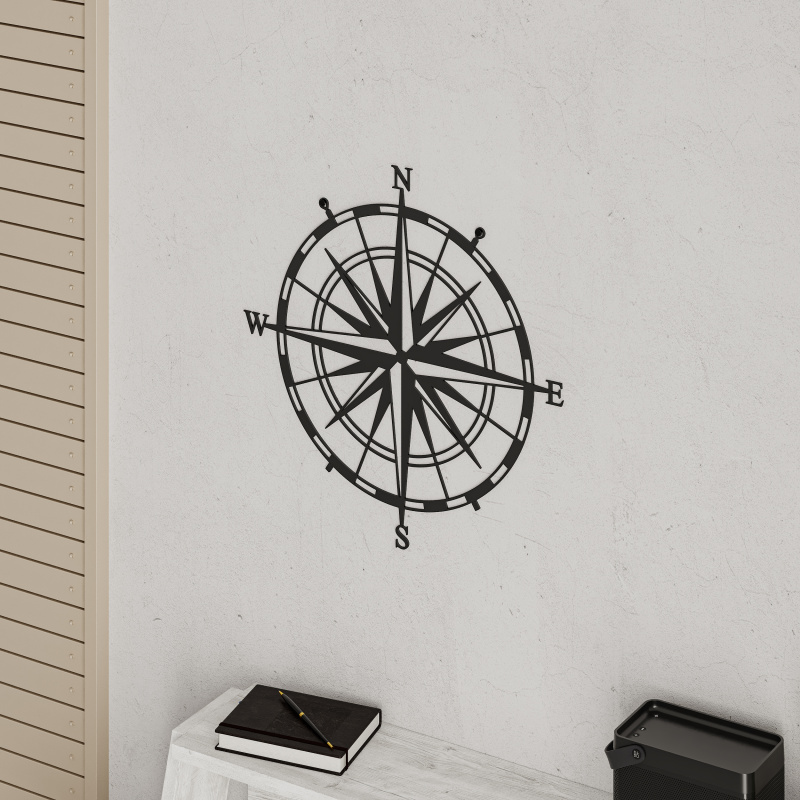 Панно WALL ART NO:23 COMPASS BLACK