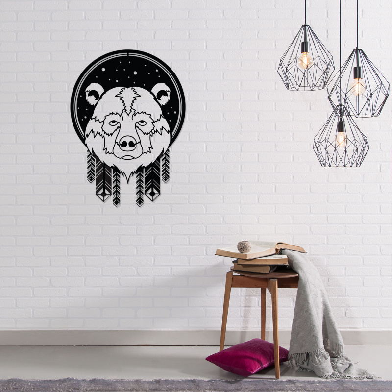 Панно WALL ART NO:46 BEAR black