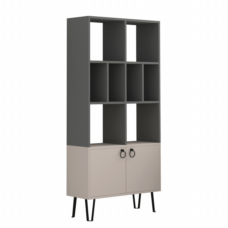 Прямой bene BOOKCASE ANTHRACITE