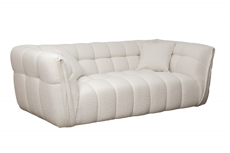 Диван двухместный Прато(GD/Prato) букле экрю Orso-ECRU 204*106**75см