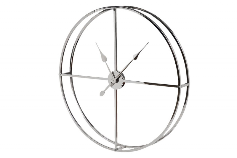 79MAL-5761-76NI Часы настенные цвет хром d76см
