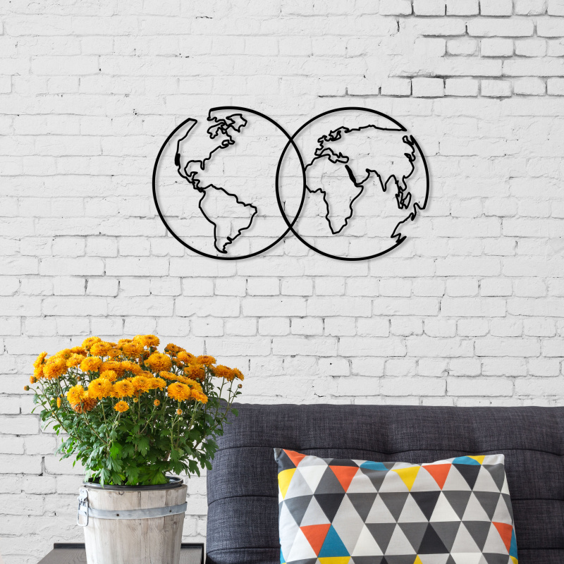 Панно WALL ART NO:44 UNITED BLACK