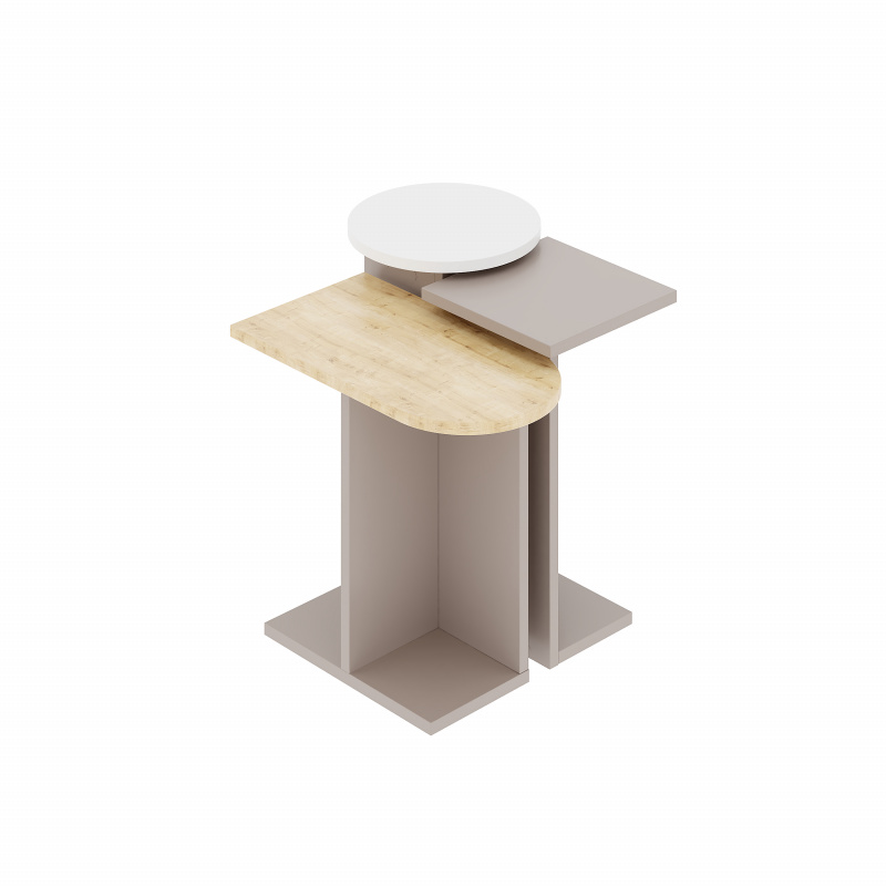 Журнальный MUND SIDE TABLE WHITE