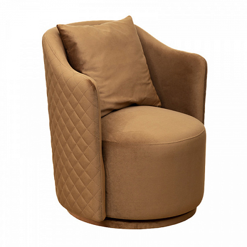 Кресло Верона Базовая(Verona Basic) вращающееся велюр коричн. Colt004-KOR 70*77*80см